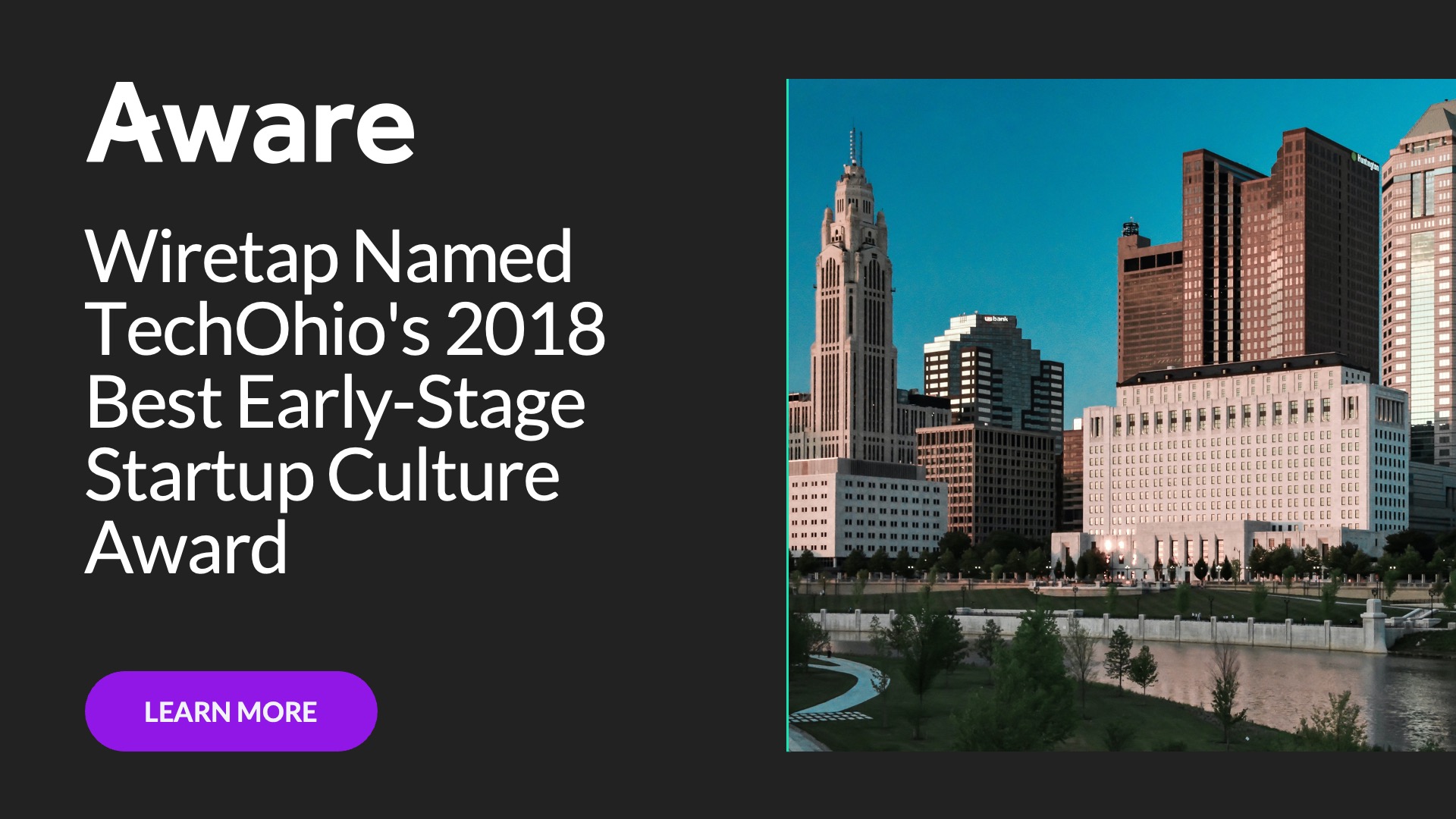 Wiretap Named TechOhio's 2018 Best Early-Stage Startup Culture Award